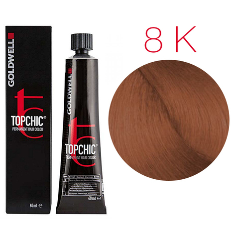 Goldwell Topchic 8K (светло-медный) - Стойкая крем-краска