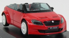 Skoda Fabia RS2000 Concept Car 2011 Ferrari red/white Steels Abrex 1:43
