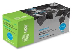 Картридж лазерный Cactus CS-CF461X CF461X голубой (22000стр.) для HP Color LJ Enterprise M652dn, M653dn, M681dh