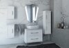 Cezares 45043 TIFFANY Зеркало со встроенной LED подстветкой, системой Антизапотевания, реверсивное 45043 Bianco opaco, 73х4х90