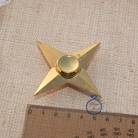 Спиннер из латуни сюрикен-звездочка четырехконечная 17001L