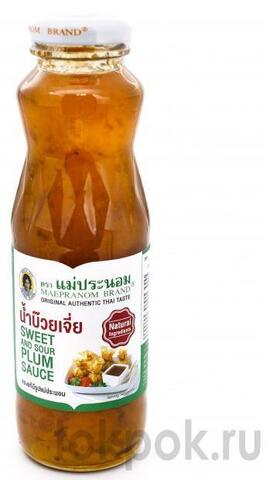 Cоус кисло-сладкий сливовый Mae Pranom Sweet and sour Plum Sauce, 390 гр