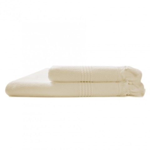 Полотенце 100х150 Hamam Meyzer Tassels слоновой кости
