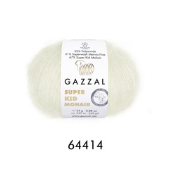 Пряжа Gazzal Super Kid Mohair цвет 64414