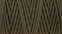 Khaki polyester cord 4 mm