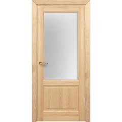Купить Межкомнатная дверь массив сосны Порталини 2 под покраску под остекление 1