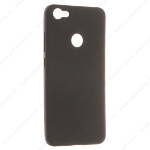 Накладка Silicone Case силиконовая для Xiaomi Redmi Note 5A черный