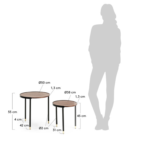 Набор столиков Aliner 50 / 38 см