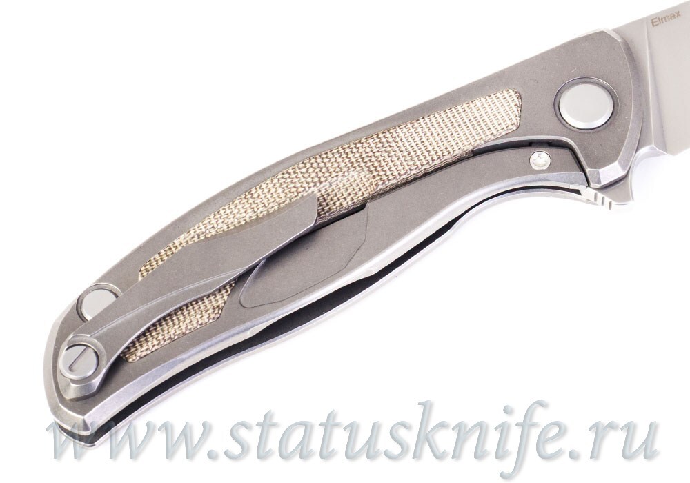 Нож Широгоров F95NL Elmax Micarta Green Canvas SRBS