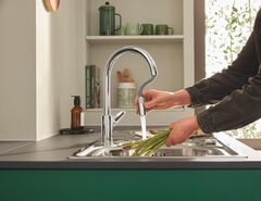 Смеситель для кухни GROHE BauCurve однорычажный, хром (30547000)