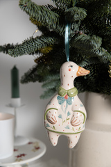Керамическая елочная игрушка 