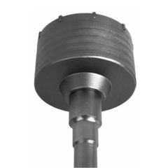 Коронка твердосплавная ПРАКТИКА SDS-Max ударная 100 мм (1шт.) клипса (Арт. 038-852)