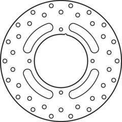 Диск тормозной задний XR650R