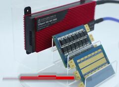 Плата контроля BMS Li-ion 24S 84V 50A