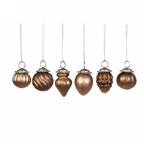 НАБОР НОВОГОДНИХ ИГРУШЕК ORNAMENT BROWN