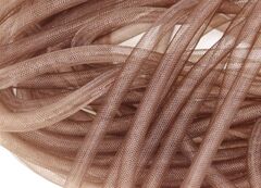 Лента регилин трубчатый, тубуляр, ювелирная сетка, шнур d 8 мм