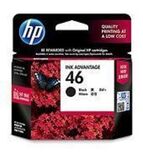 Картридж чёрный HP №46 CZ637AE для HP Deskjet Ink Advantage Ultra 2020hc, 2520hc, 2029, 2529, 4729. Ресурс 1,500 стр.