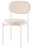 Стул Бриф SN велюр молочный каркас белый муар