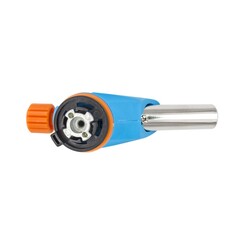 73-0-009 Горелка газовая на баллон, сопло 19 х 60 мм, пьезоподжиг, расход 80 г/ч, работа 360°, ABS (РемоКолор)