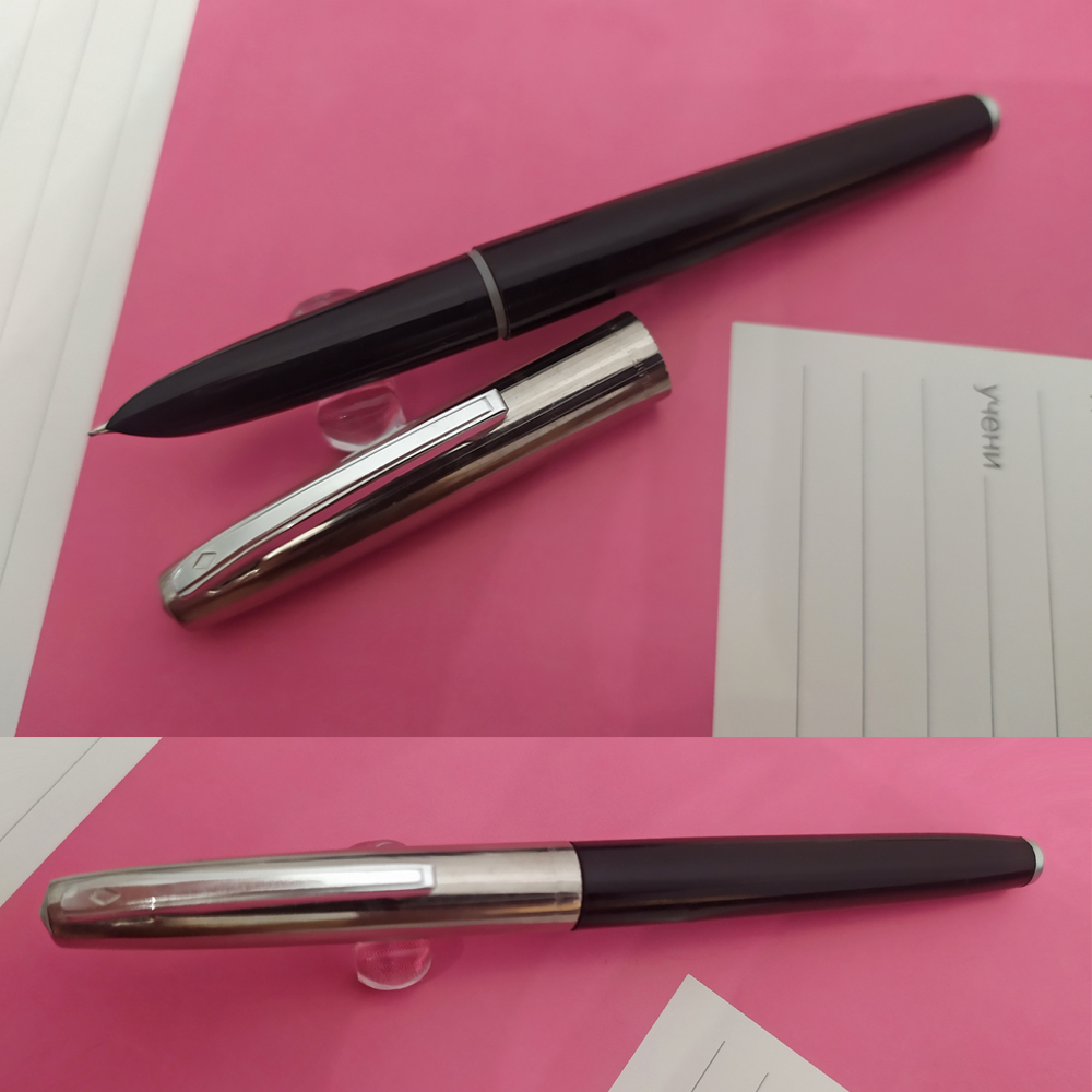 Перьевая ручка Golden Star 707, винтаж 70-80гг , черная. Корпус пластик. Sale 1500! Снова в продаже!