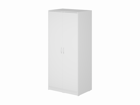 Шкаф ОРИОН, 2 двери, белый, KLEPPSTAD