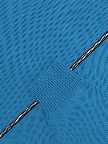 Толстовка на замке из шелка