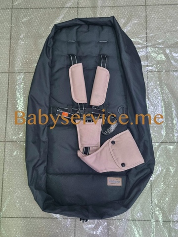 Текстиль сиденья Carrello Fortuna черный / роз