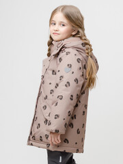 куртка  для девочки  ВК 38120/н/2 ГР