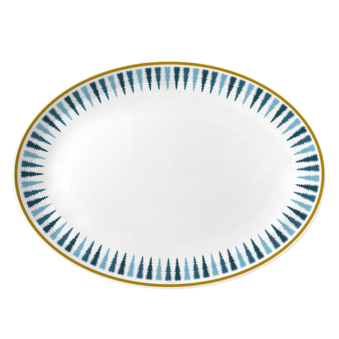 Закусочная тарелка большая First Lady "Зимняя сказка"