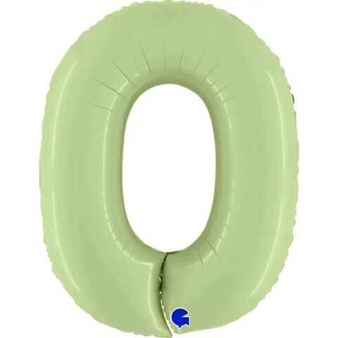 Цифра "0" Оливковый Сатин