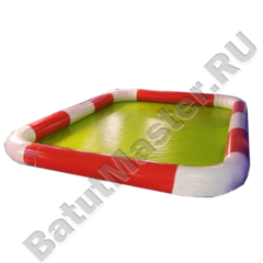 Прямоугольный надувной бассейн "Полосатик" 6*3*0.5 м