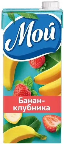 Напиток МОЙ банан-клубника 0,95л