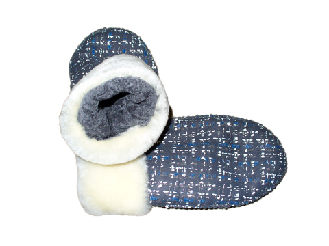 Варежки из овчины женские