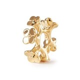 Бусина "Цветочная корона" позолота