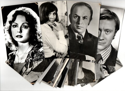 №1 Подборка открыток с артистами СССР - 1950, 60, 70, 80-е годы - 25 штук — чистые, ч/б, без повторов