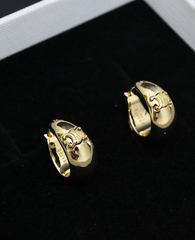 Серьги миниконго CELINE дутые