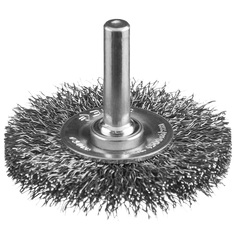 ЗУБР 50 мм, витая, стальная проволока 0.3 мм, щетка дисковая для дрели, Профессионал (35198-050)