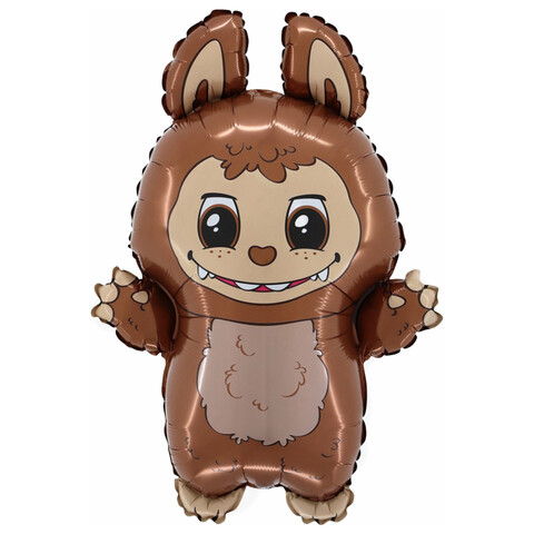 Шар фигура плюшевый эльф, коричневый, 66 см