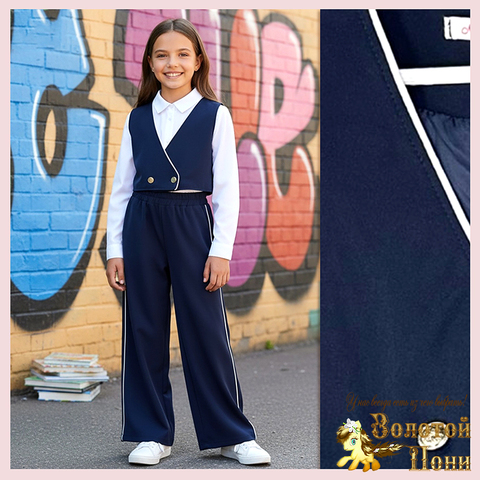 Костюм школьный д (8-12) 260427-G9017