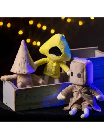 Игрушки мягкие Шестая Ном и Моно из игры Маленькие Кошмары