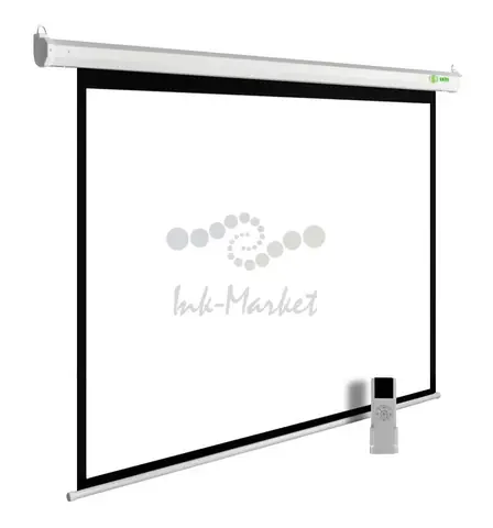 Экран Cactus 167" 300x300см MotoExpert CS-PSME-300x300-WT 1:1 настенно-потолочный рулонный белый (моторизованный привод)