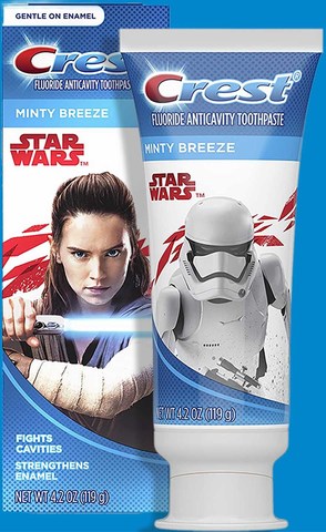 Зубная паста Crest Star Wars Minty Breeze