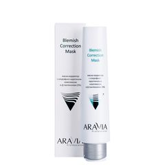 Маска-корректор против несовершенств Blemish Correction Mask, 100 мл, ARAVIA Professional
