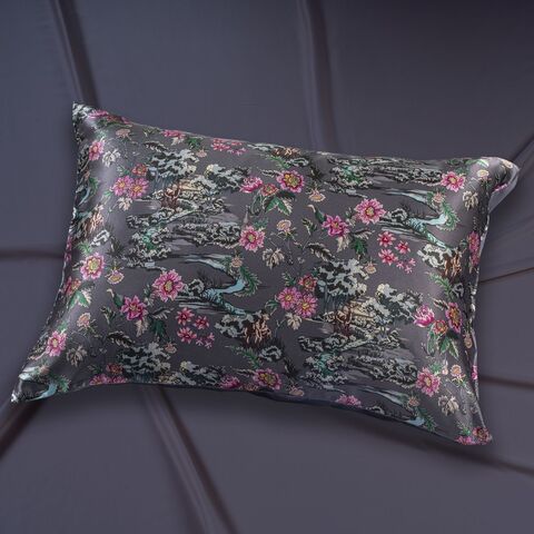 Наволочка 50x70 Mollen Заря графитно-серая хлопковая