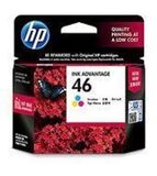 Картридж цветной HP №46 CZ638AE для HP Deskjet Ink Advantage Ultra 2020hc, 2520hc, 2029, 2529, 4729. Ресурс 750 стр.