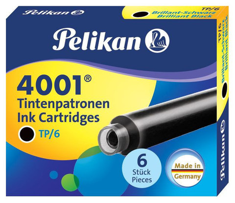Картриджи - Pelikan, черные 6 шт.