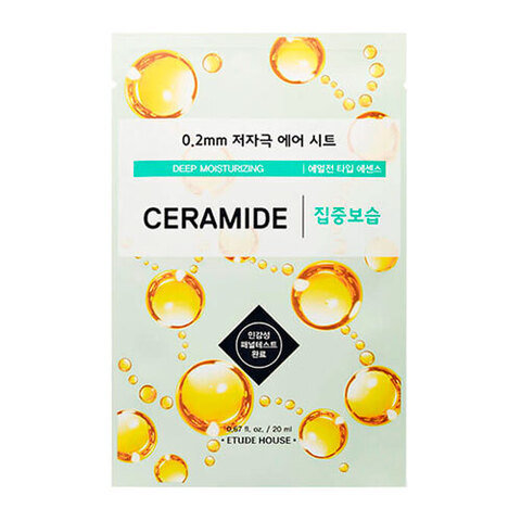 Etude House 0.2 Air Mask Ceramide Deep Moisturizing - Маска для лица тканевая c керамидами