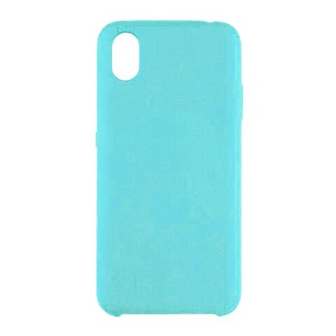 Силиконовый чехол Silicone Cover для Samsung Galaxy А01 Core (Голубой)