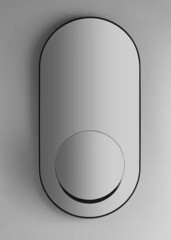 Globo OP005MAR Globo  Зеркало 90x45 см с полкой, цвет серебро фото