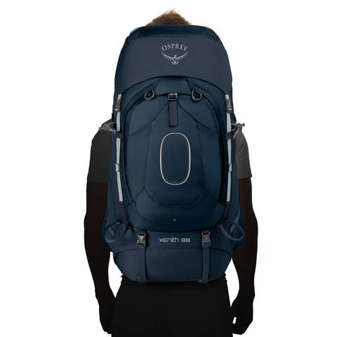 Картинка рюкзак туристический Osprey Xenith 88 Tektite Grey - 5